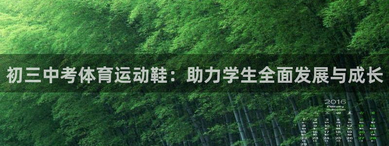 中欧体育平台：初三中考体育运动鞋：助力学生全面发展与成长